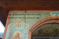 Particolare del capitello Al Sant di Celledizzo di Pejo